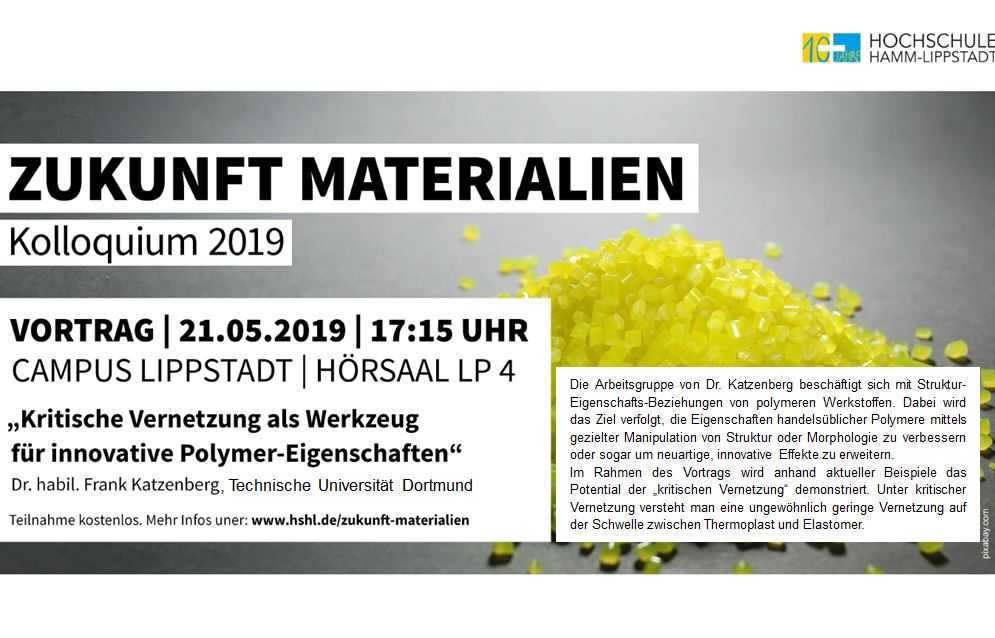 Dr. habil. Frank Katzenberg @ Zukunft MATERIALIEN on 21st May, 2019 in Lippstadt